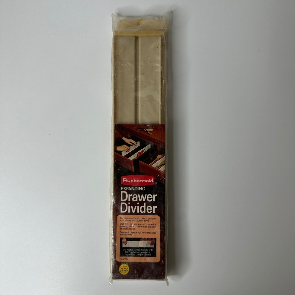 Vintage Rubbermaid Expanding Drawer Divider‎ No 2910 NOS 12-23 Inch 1974